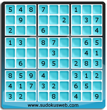 Sudoku von sehr einfacher höhe