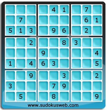 Sudoku von mittelmässiger höhe