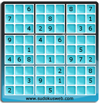 Sudoku von mittelmässiger höhe