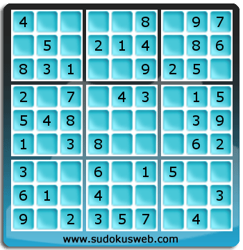 Nivel Muito Facil de Sudoku