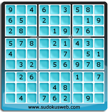 Sudoku de Niveau Très Facile Sudoku de Niveau Très Facile