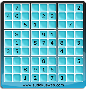 Sudoku von mittelmässiger höhe