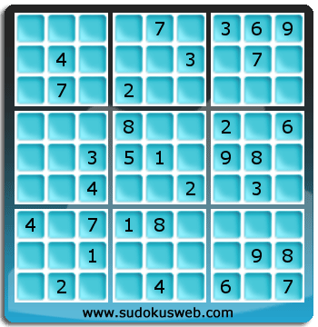 Sudoku von mittelmässiger höhe