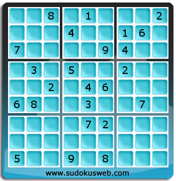 Sudoku von Fachmännischer höhe