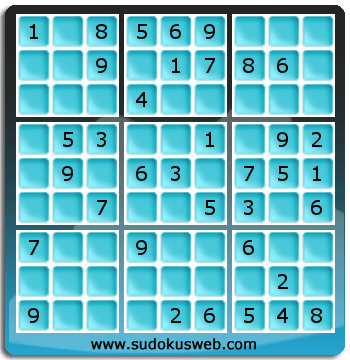 Sudoku von einfacher höhe