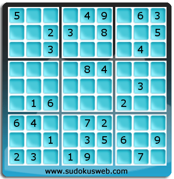 Sudoku von mittelmässiger höhe