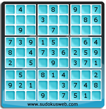 Sudoku de Niveau Très Facile