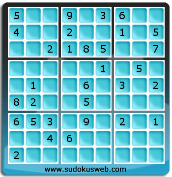 Sudoku von mittelmässiger höhe