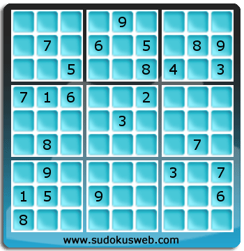 Sudoku von Fachmännischer höhe