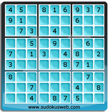 Sudoku de Niveau Facile Sudoku de Niveau Facile