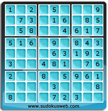 Sudoku de Niveau Très Facile