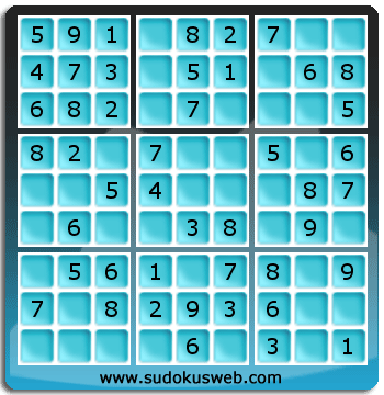 Sudoku de Nivel Muy Fácil