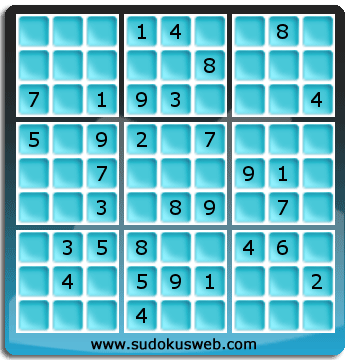 Sudoku von mittelmässiger höhe