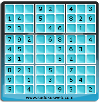 Sudoku de Niveau Très Facile Sudoku de Niveau Très Facile