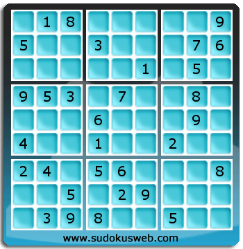 Sudoku von mittelmässiger höhe