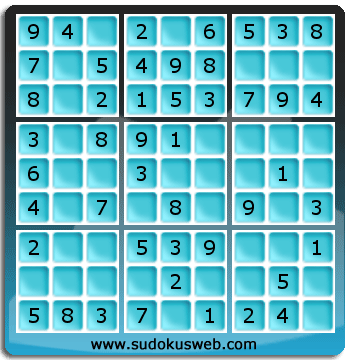 Nivel Muito Facil de Sudoku