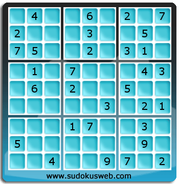 Sudoku von mittelmässiger höhe