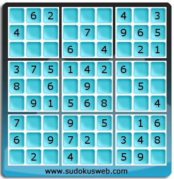 Sudoku de Niveau Très Facile Sudoku de Niveau Très Facile