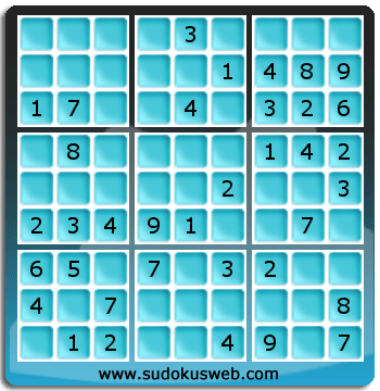 Sudoku von einfacher höhe