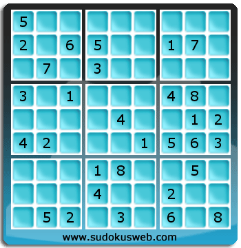 Sudoku von mittelmässiger höhe