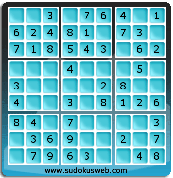 Nivel Muito Facil de Sudoku