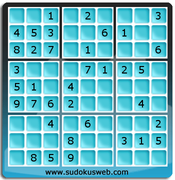 Nivel Facil de Sudoku