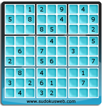 Sudoku von mittelmässiger höhe