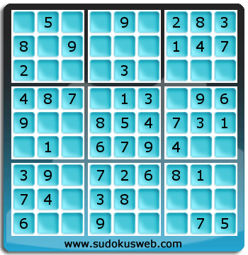 Sudoku de Niveau Très Facile