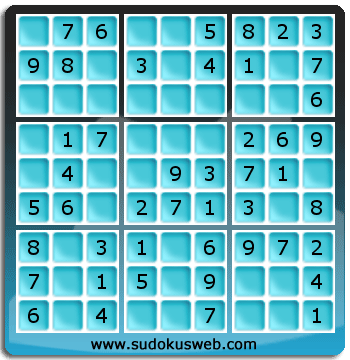 Sudoku de Nivel Muy Fácil