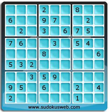 Sudoku von mittelmässiger höhe