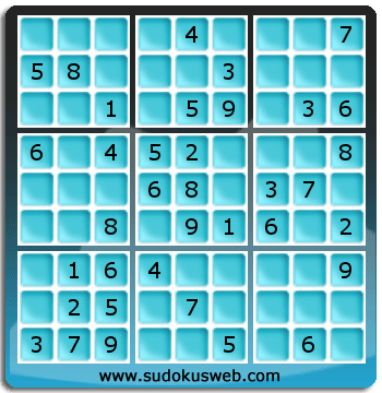 Sudoku de Niveau Facile Sudoku de Niveau Facile
