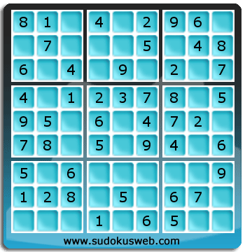 Sudoku de Nivel Muy Fácil