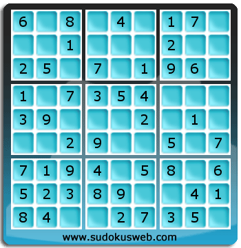 Sudoku de Niveau Très Facile