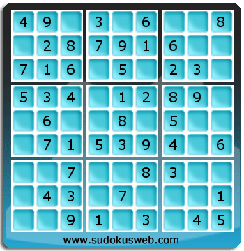 Nivel Muito Facil de Sudoku Nivel Muito Facil de Sudoku
