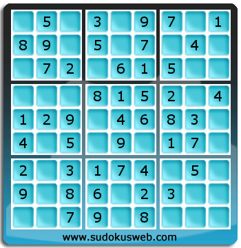 Sudoku de Nivel Muy Fácil