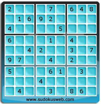 Sudoku von mittelmässiger höhe