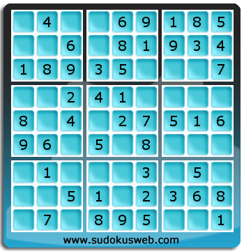 Sudoku de Nivell Molt Fàcil Sudoku de Nivell Molt Fàcil