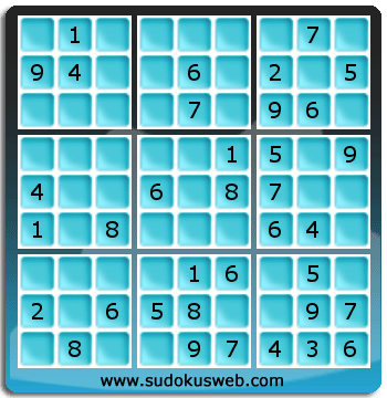 Sudoku von einfacher höhe