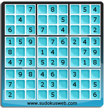 Sudoku de Nivel Muy Fácil