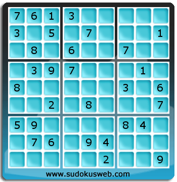 Sudoku von mittelmässiger höhe