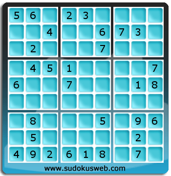 Sudoku von mittelmässiger höhe