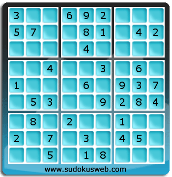 Sudoku de Nivel Fácil Sudoku de Nivel Fácil