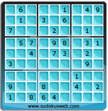 Sudoku von mittelmässiger höhe