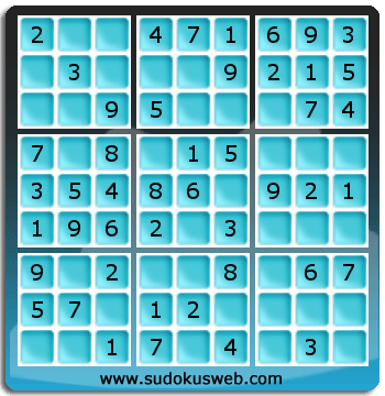 Sudoku von sehr einfacher höhe