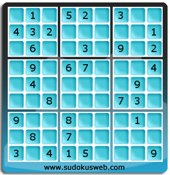 Sudoku von mittelmässiger höhe