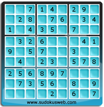 Sudoku von sehr einfacher höhe