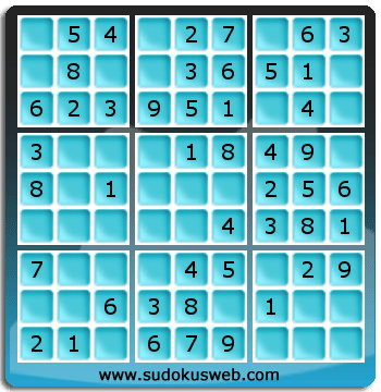 Sudoku de Nivel Muy Fácil