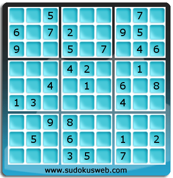 Sudoku von mittelmässiger höhe