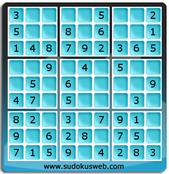 Sudoku de Niveau Très Facile Sudoku de Niveau Très Facile