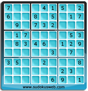 Sudoku de Niveau Facile Sudoku de Niveau Facile